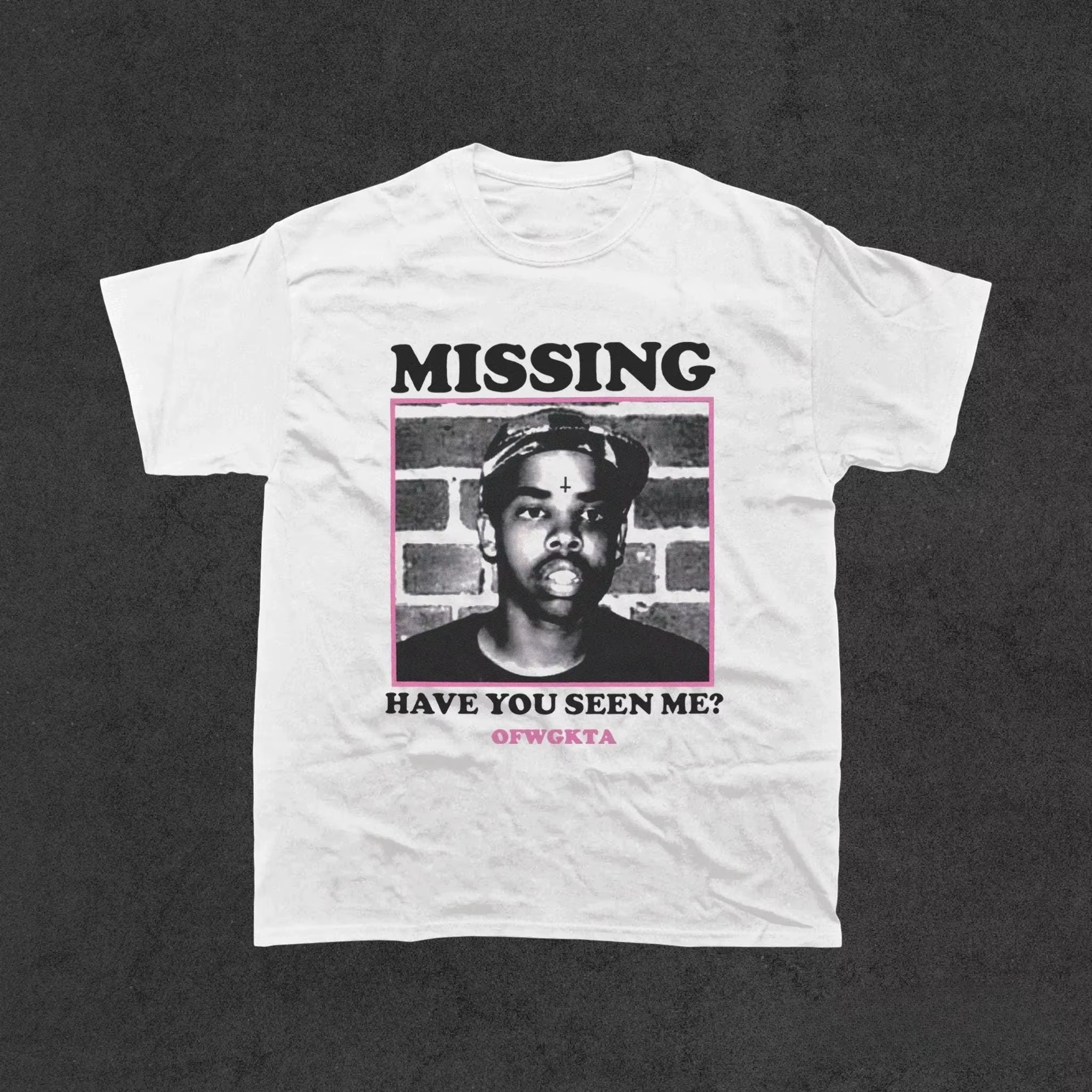 OFWGKTA Earl Sweatshirt T-Shirt pour homme, classique, imprimé avec affiche 'Missing', style rétro H