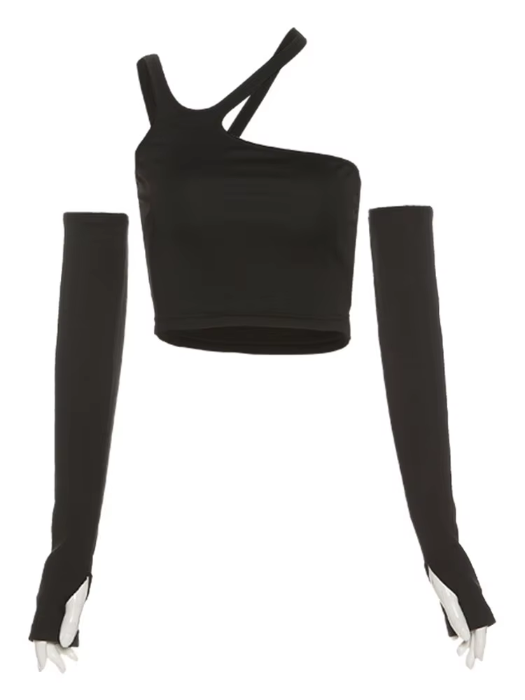 T-shirt col licou femme, streetwear, décontracté, slim, solide, manches perfectionnées, sauvage, bas