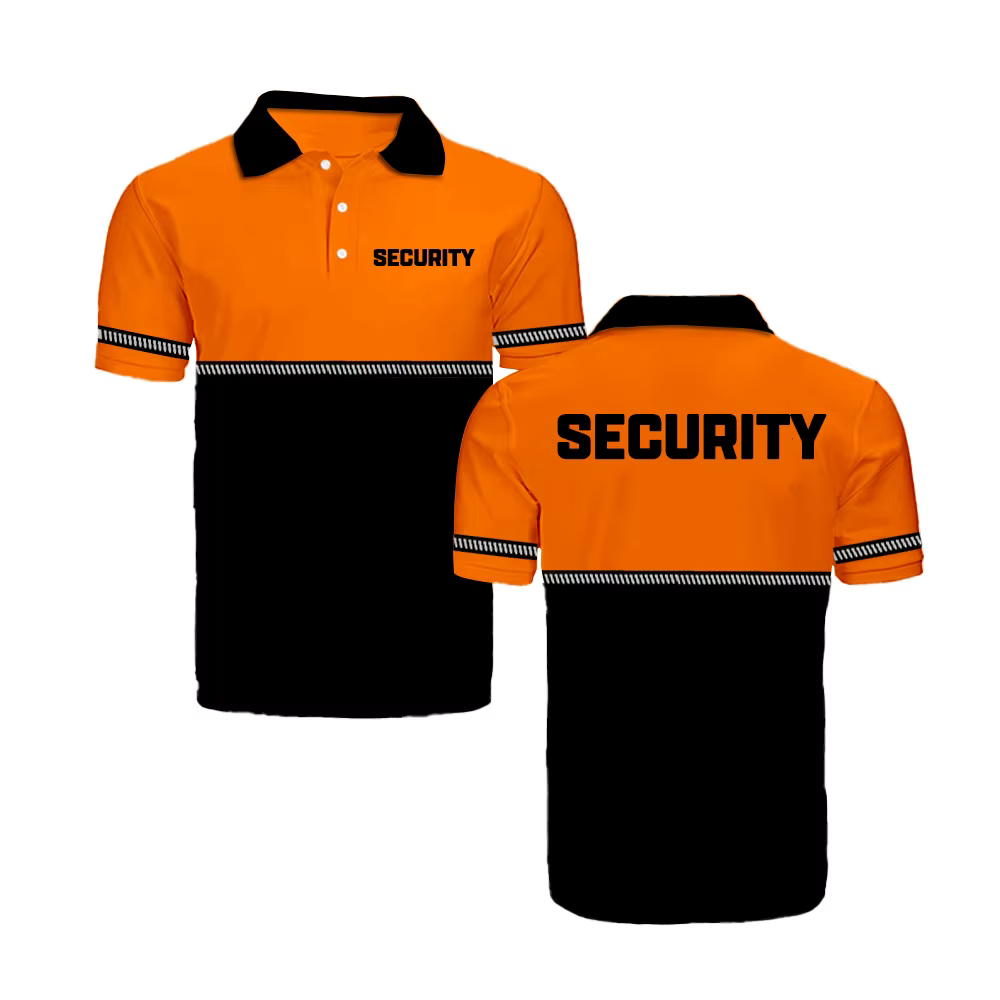 Polo à manches courtes pour personnel de sécurité, uniforme de travail formel, polo de bureau pour h