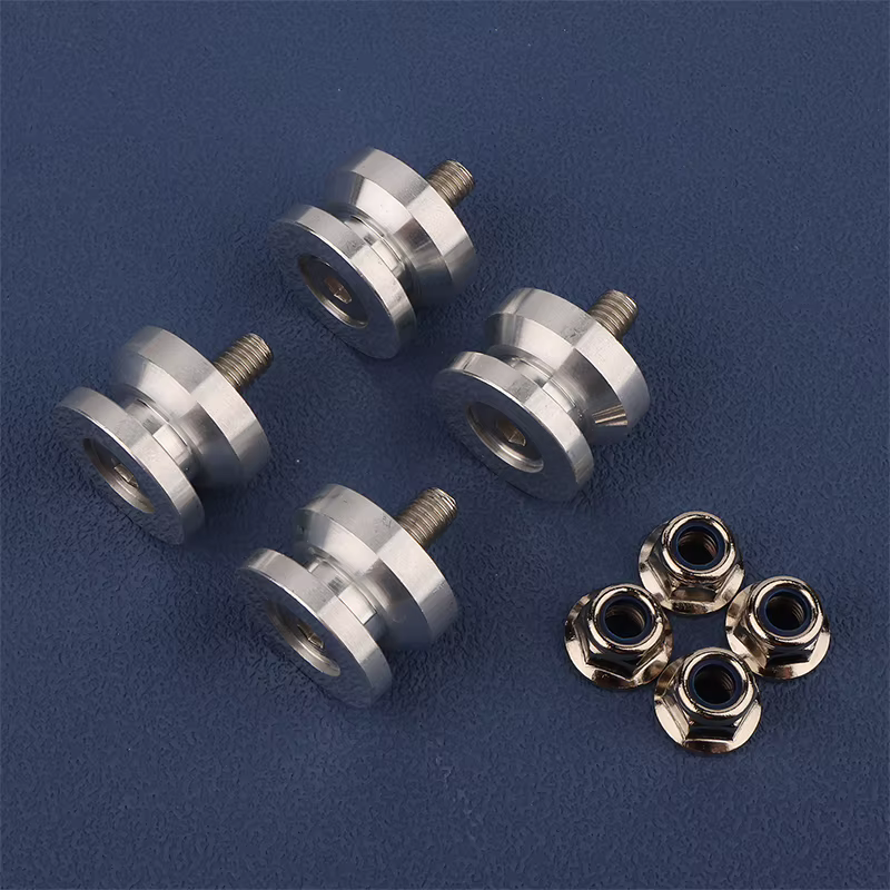 Kit de montage pour top case et sacoches latérales de moto, 4 pièces – Ensemble complet de supports 
