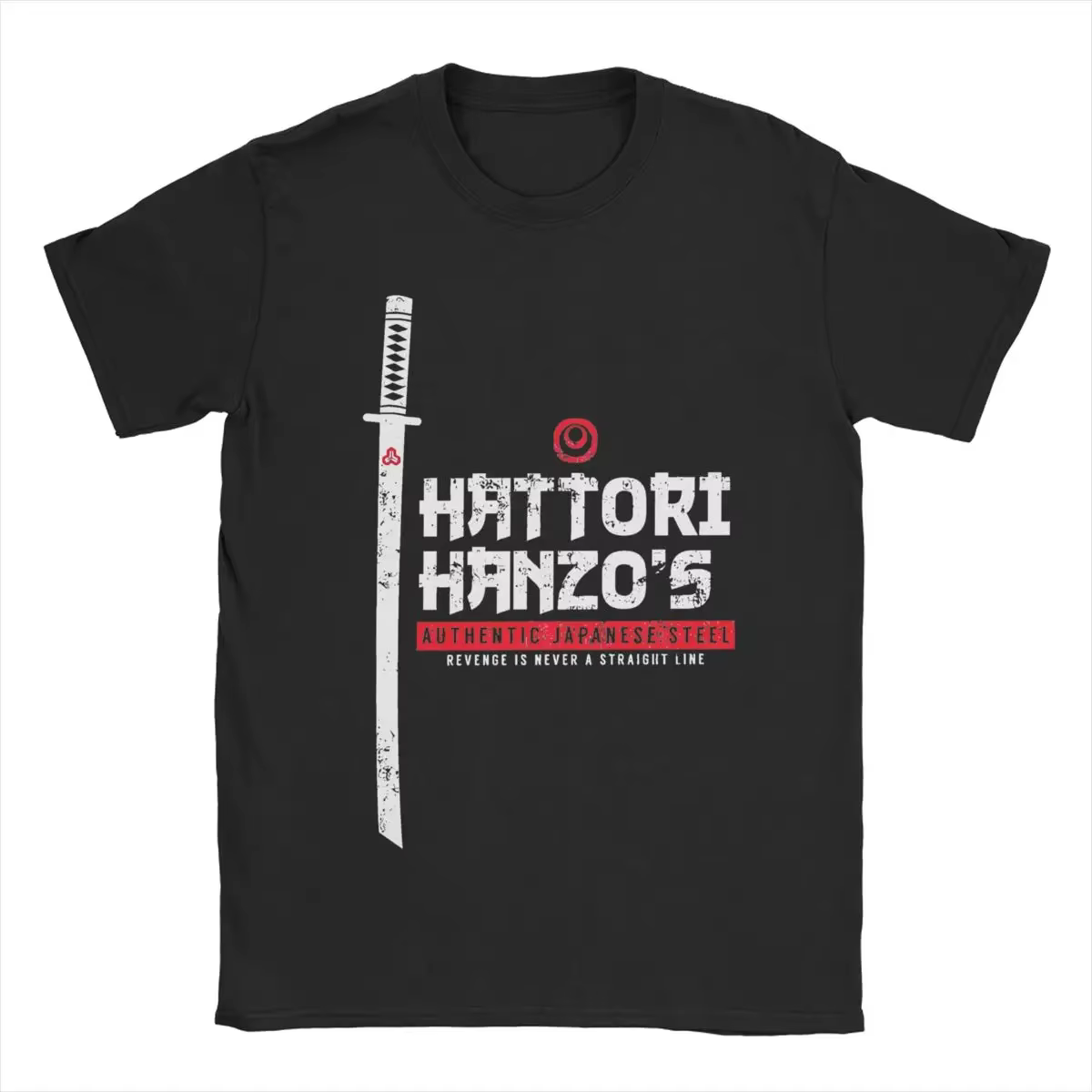 T-shirt à manches courtes pour hommes, Hattori Hanzo Kill Bill, T-shirt en coton fantaisie, Économie