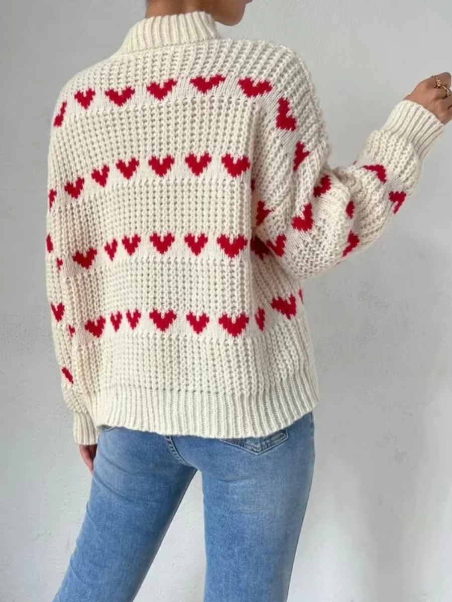 Pull tricoté à manches longues et col rond pour femmes, pulls au crochet, haut Y2K, pull Streetwear,