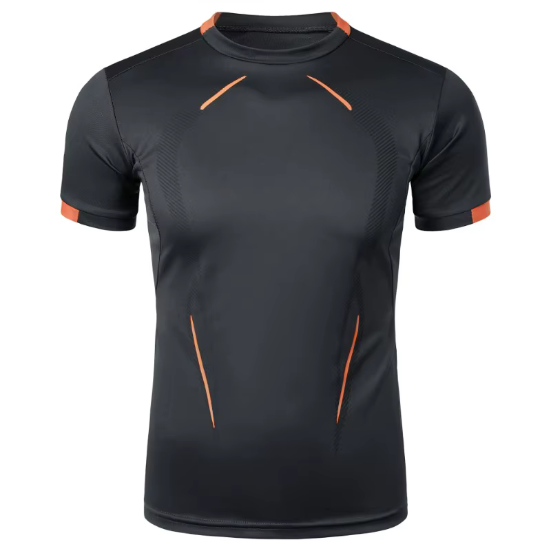 T-shirt respirant pour hommes, haut de Jogging à séchage rapide, léger, d'entraînement, de Fitness,