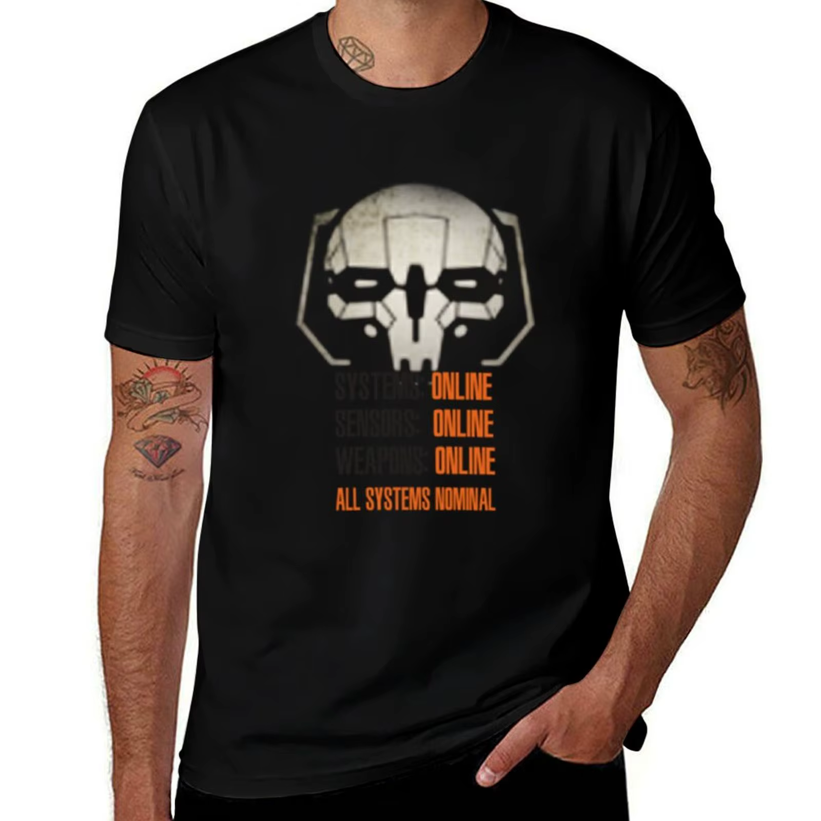 MechWarrior ALL SYSTEMS NOMINAL T-shirt actif à manches courtes avec imprimé assorti