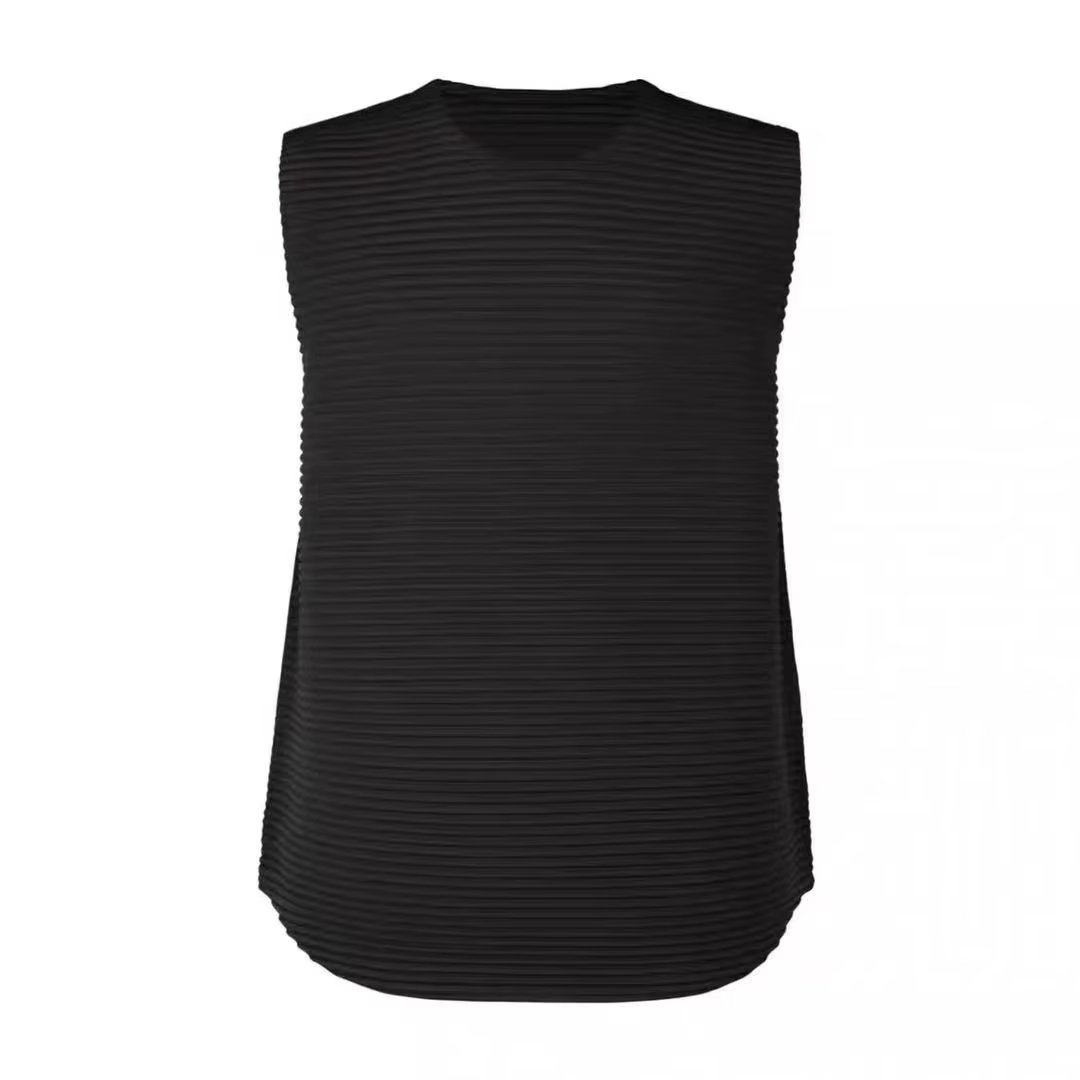 ATA YAKE-Haut Plissé à Col Rond pour Homme, Motif Horizontal, Périphérique, Solide, Document Astrono