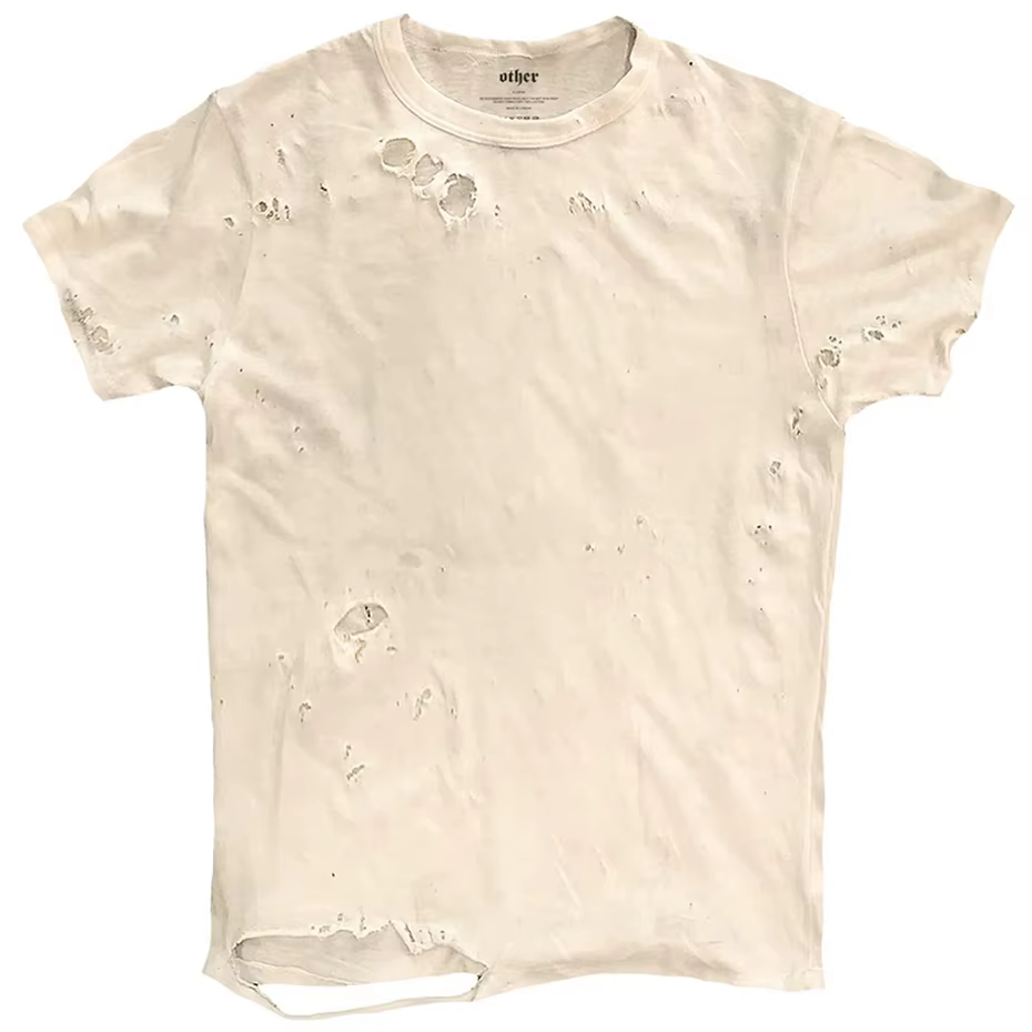 Vintage déchiré T-shirts hommes Streetwear Harajuku Hip Hop graphique T-shirts été décontracté à man