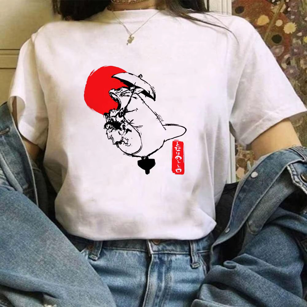Miyazaki Hayao Kawaii T-shirt graphique T-shirt vêtements mode Totoro Studio Ghibli mignon Anime T-s