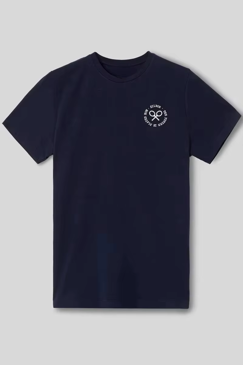 T-shirt d'été SILBON pour hommes, confortable et respirant, à manches courtes, idéal pour la moto. V