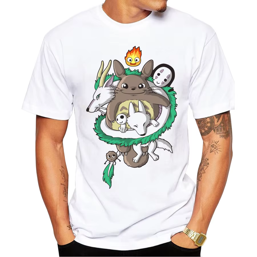T-shirts très intéressants pour hommes, hauts à la mode, imprimés, magnifiques, design fantaisiste, 