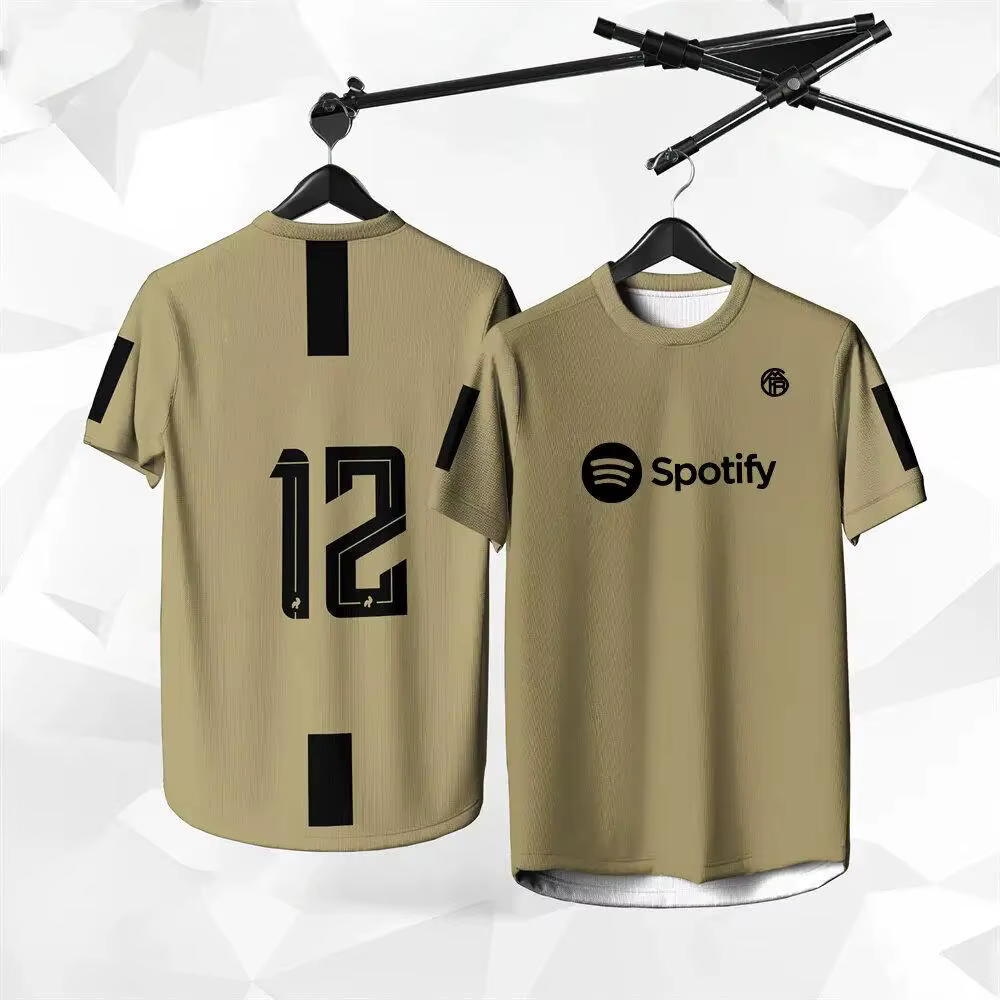Le nouveau T-shirt pour hommes d'été 2025, T-shirt de sport personnalisé, maillot pour hommes, maill