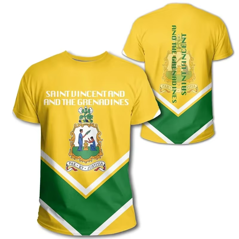 T-Shirt à Manches Courtes et Col Rond pour Homme, Vêtement Décontracté, Imprimé en 3D, avec Motif de