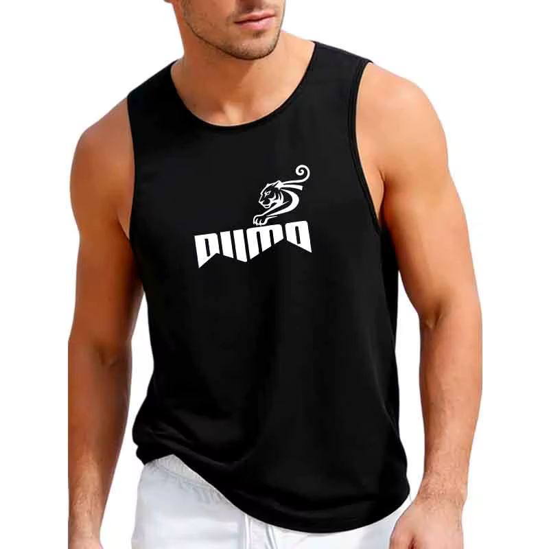 Gilet de sport sans manches pour hommes, camisole ample pour la course, l'entraînement, le basketbal