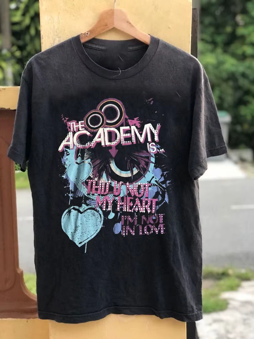 T-shirt tendance The Academy Is… Band This Is Not My Heart, streetwear pour hommes