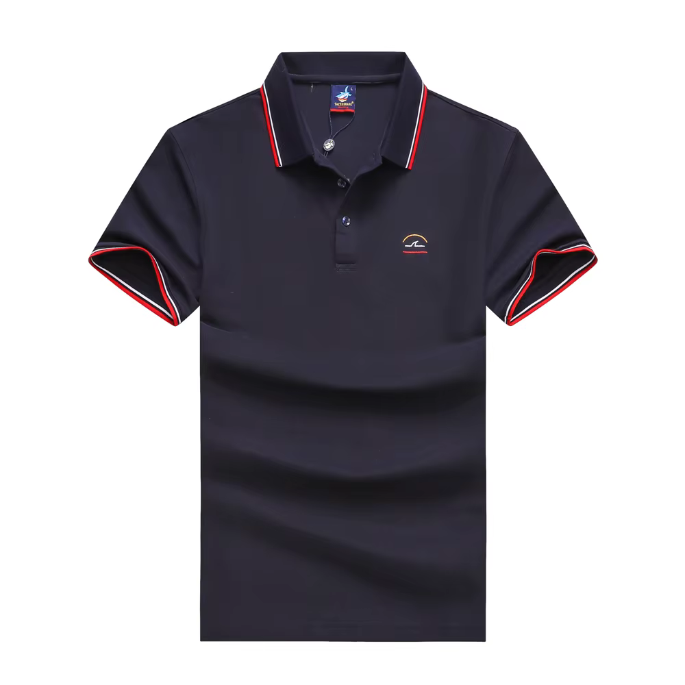 TACE & SHARK-Polo uni pour homme, vêtement de marque à la mode, collection été 2024