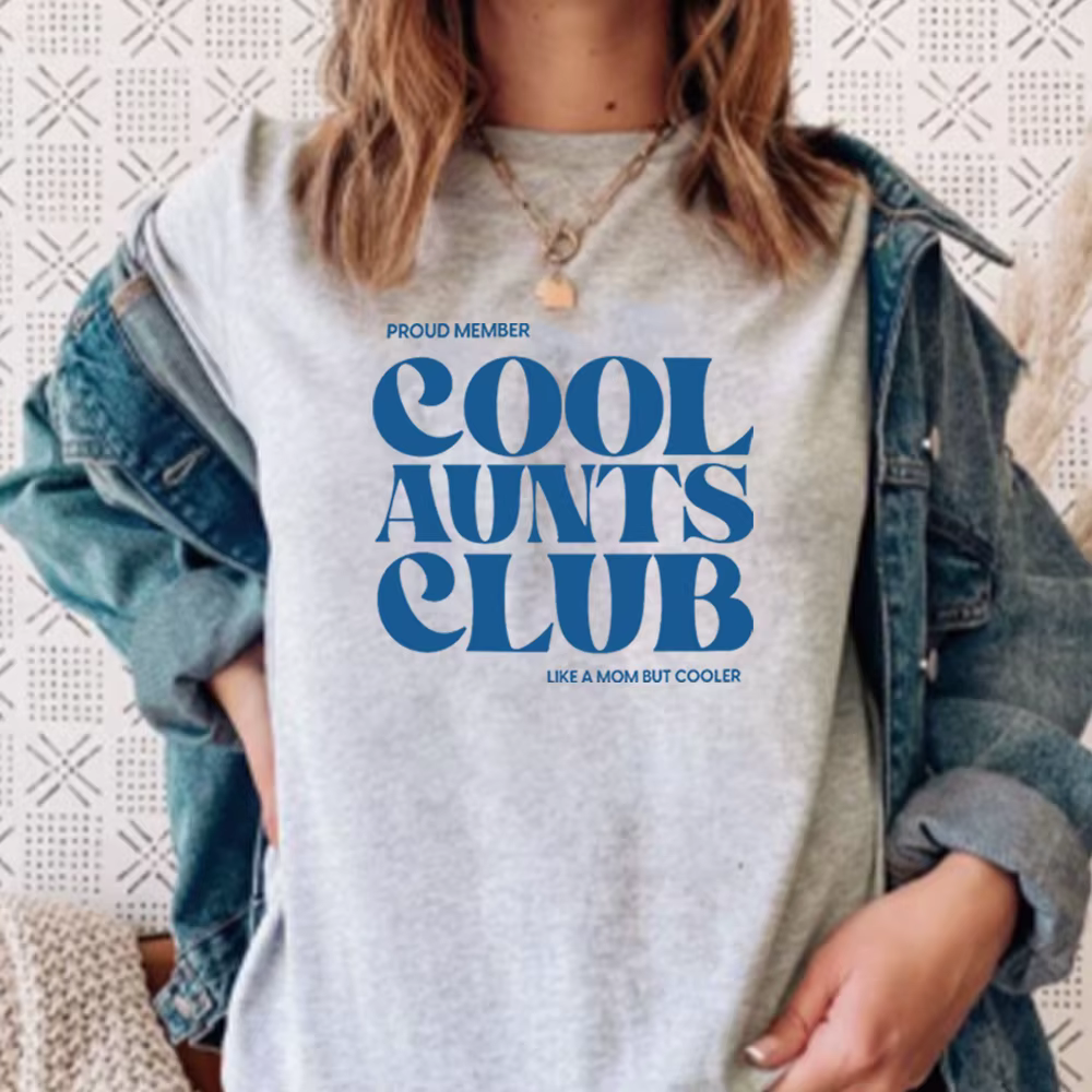Cool tante Club graphique t-shirts Cool tante chemises Cool tante Club promu à tante chemises future