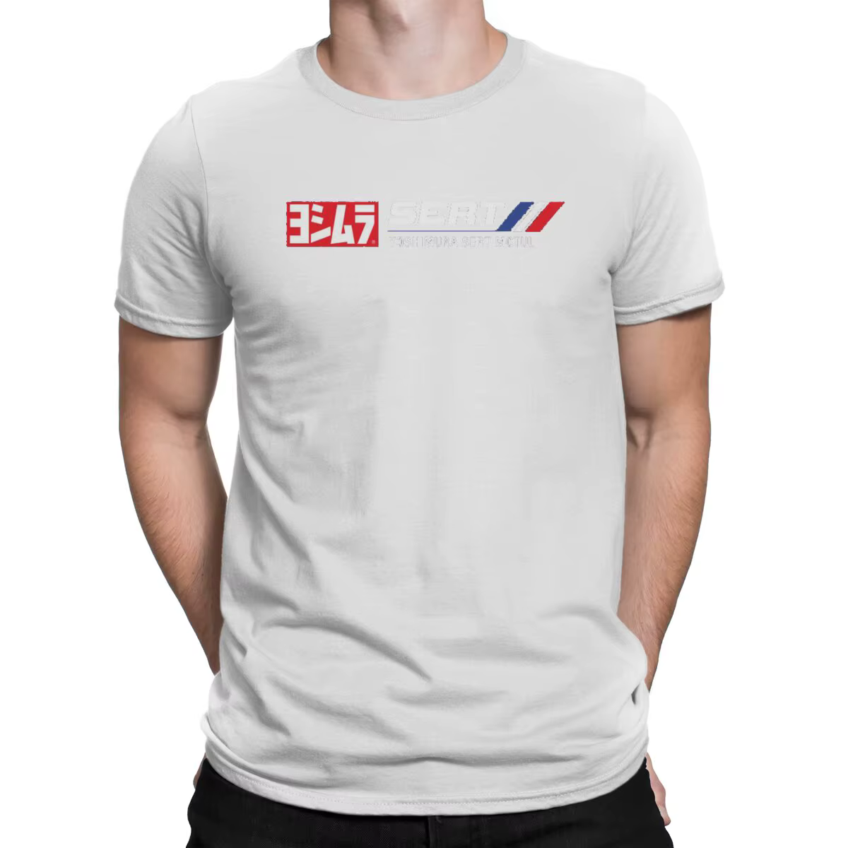 YUSHIMURA-S T-shirt Homme SERT T-shirt Distinctif Graphique Streetwear Nouvelle Tendance