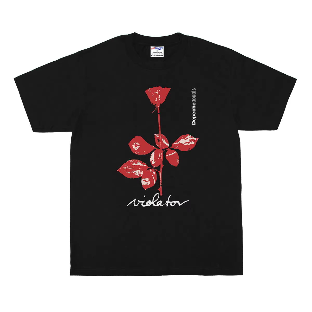 T-shirt électronique Violator Depeche Cool Mode Band, décontracté, de haute qualité, en coton doux, 