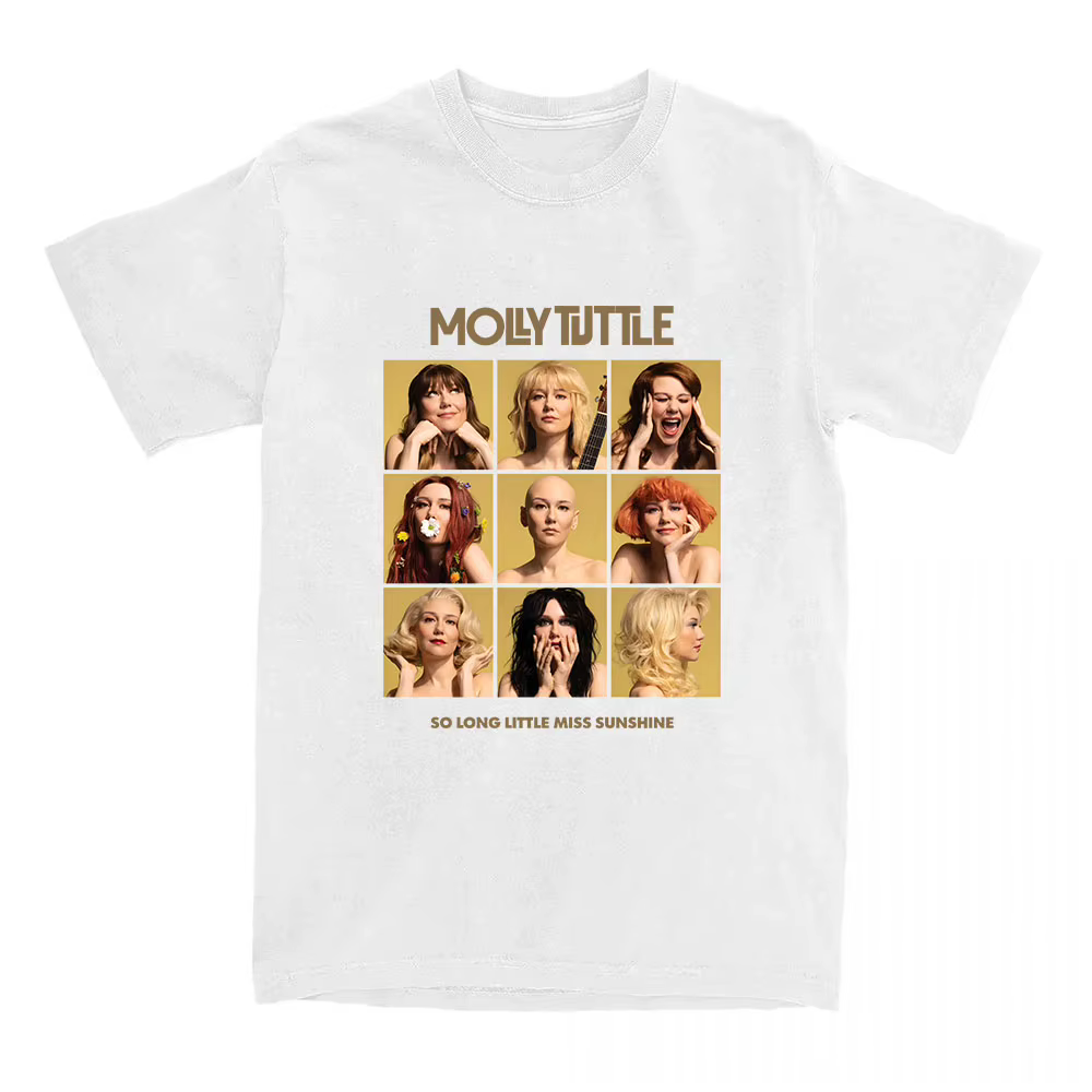 Molly Tuttle So Long Little Miss Sunshine T-shirt à manches courtes en coton femme t-shirts décontra