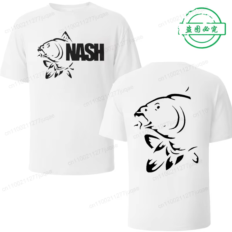Drôle pêcheur carpe poisson pêcheur sportif T-shirts hommes mode d'été Harajuku à manches courtes co