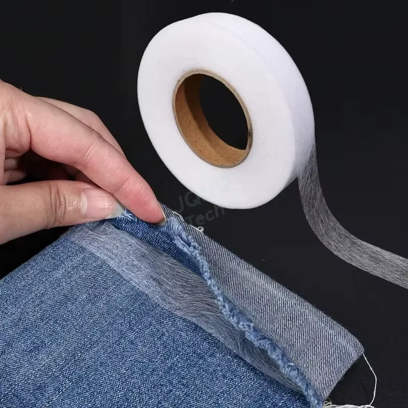 Ruban adhésif thermocollant double face pour ourlets de pantalons, jeans, vêtements et chapeaux, pou