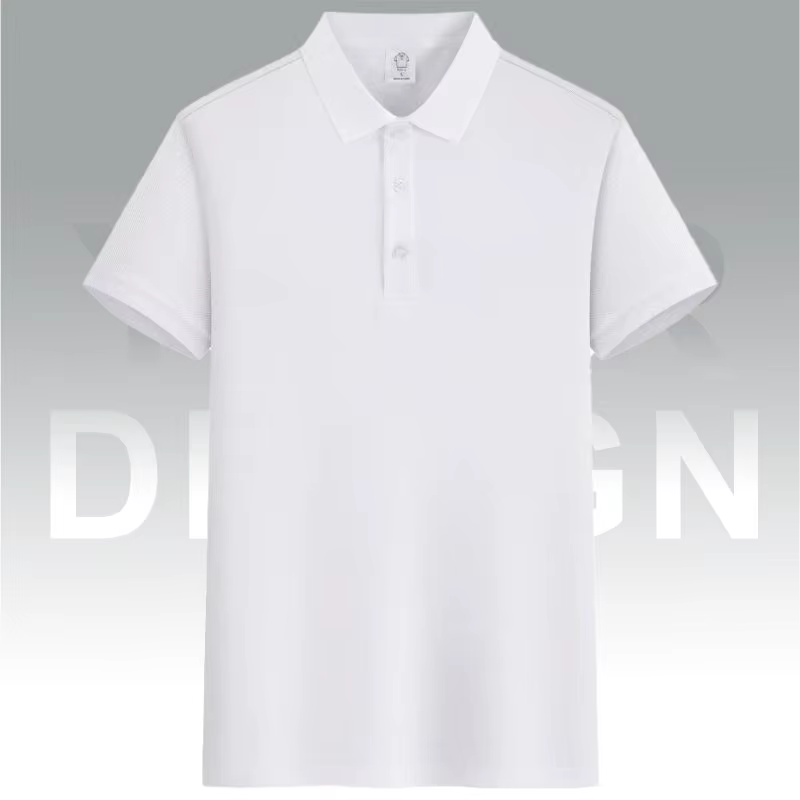 Polo à manches courtes personnalisable, logo d'entreprise imprimé, couleur unie, respirant, séchage 