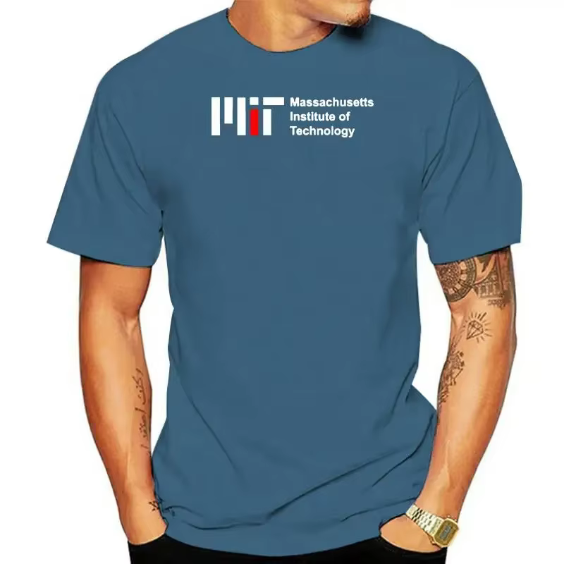 T-shirt humoristique 2024 MIT, uniforme scolaire scopique à manches courtes, robe du Massachusetts I
