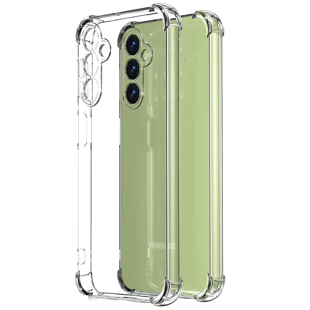 Coque Anti-chute en Silicone Transparent pour Samsung Galaxy S25 S24 S23 FE Plus Ultra A16 A26 A36 A