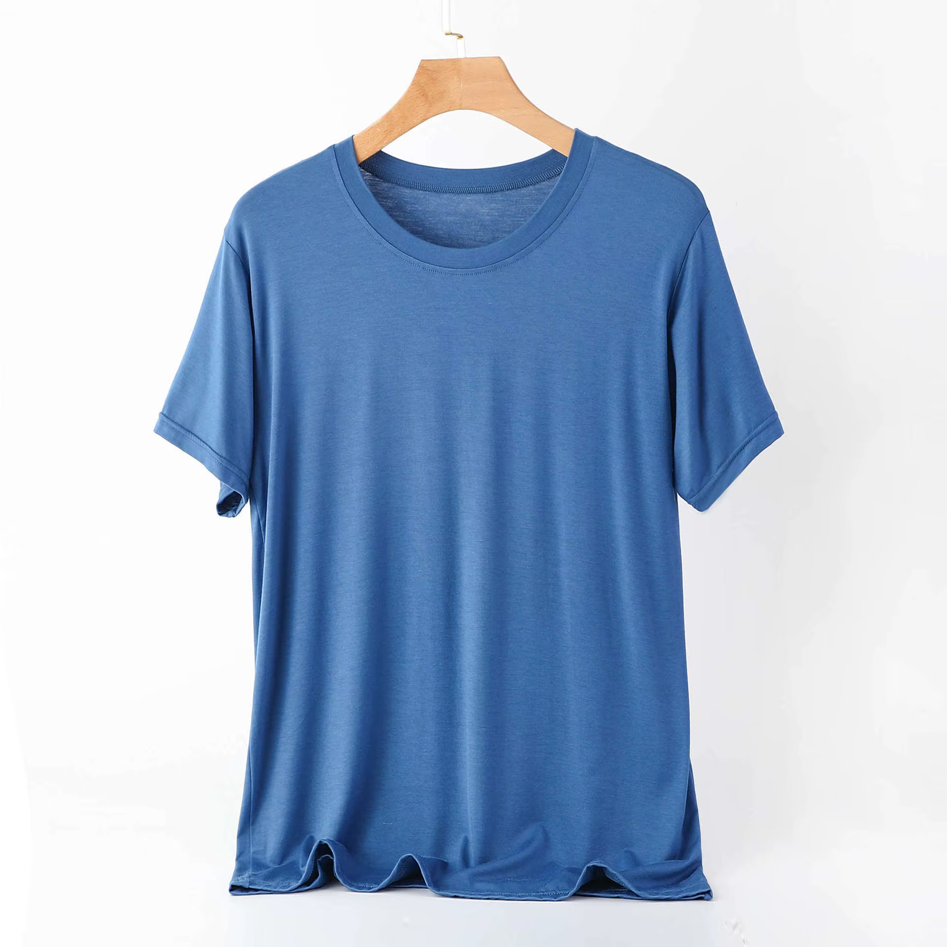 T-Shirt à manches courtes pour hommes, vêtement de sport solide, surdimensionné, coupe ample, demi-m