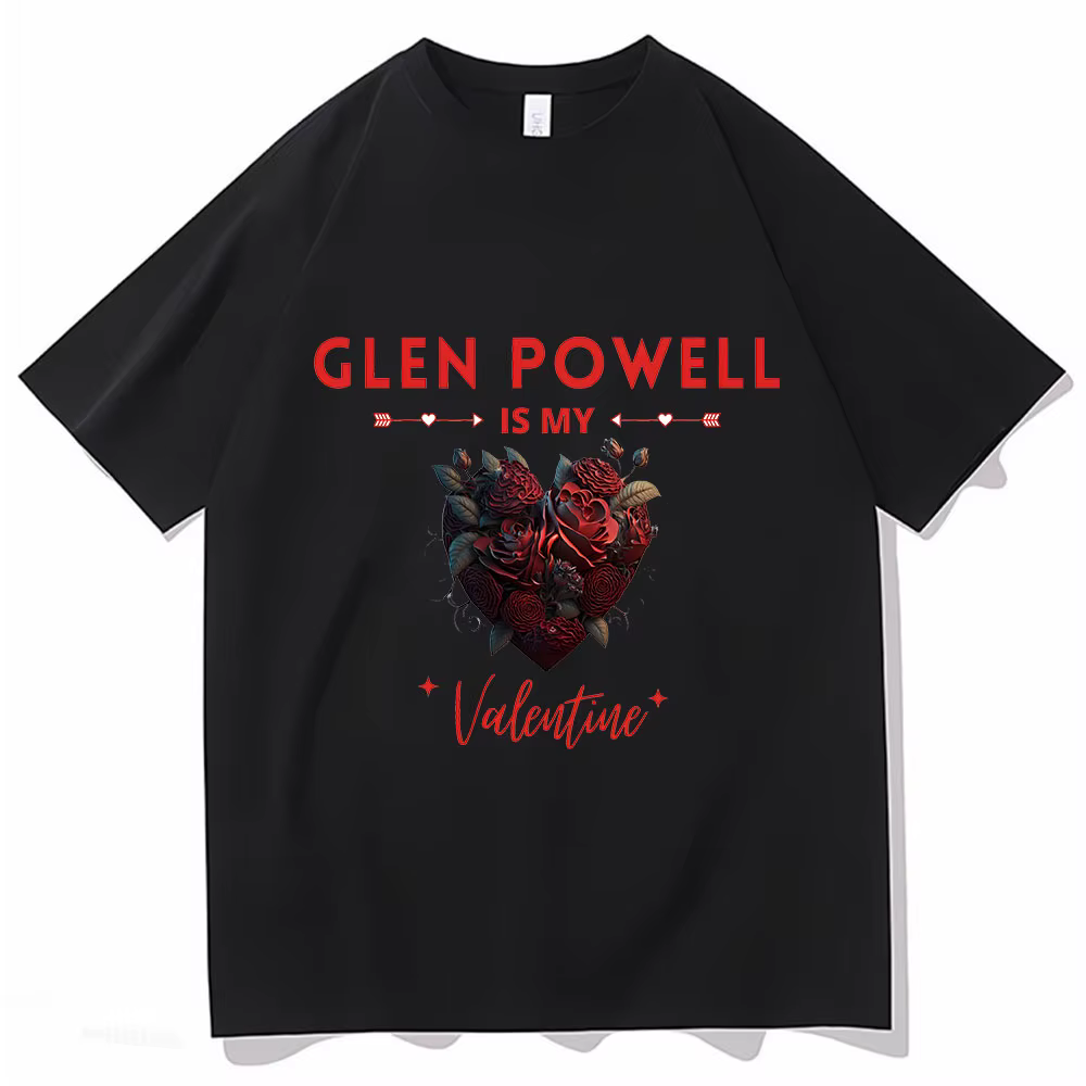 Glen Powell Is My Leon Essential T-Shirt pour Homme et Femme, Économie Graphiques, Personnages Popul