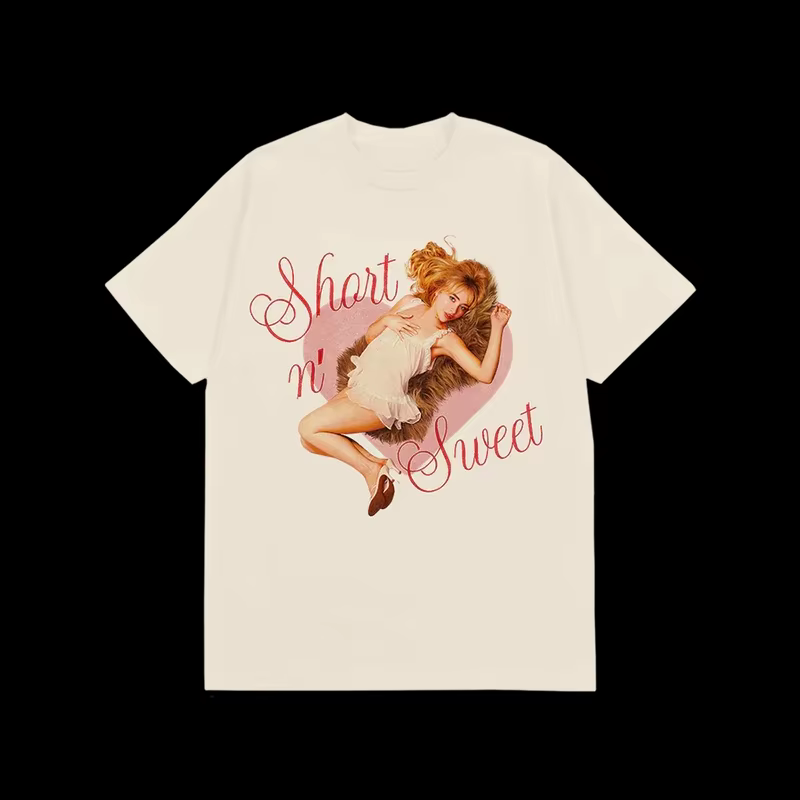 2026 nouveau meilleur ami Photo T-shirt Sabrina charpentier Sexy doux haut ventilateur décontracté a