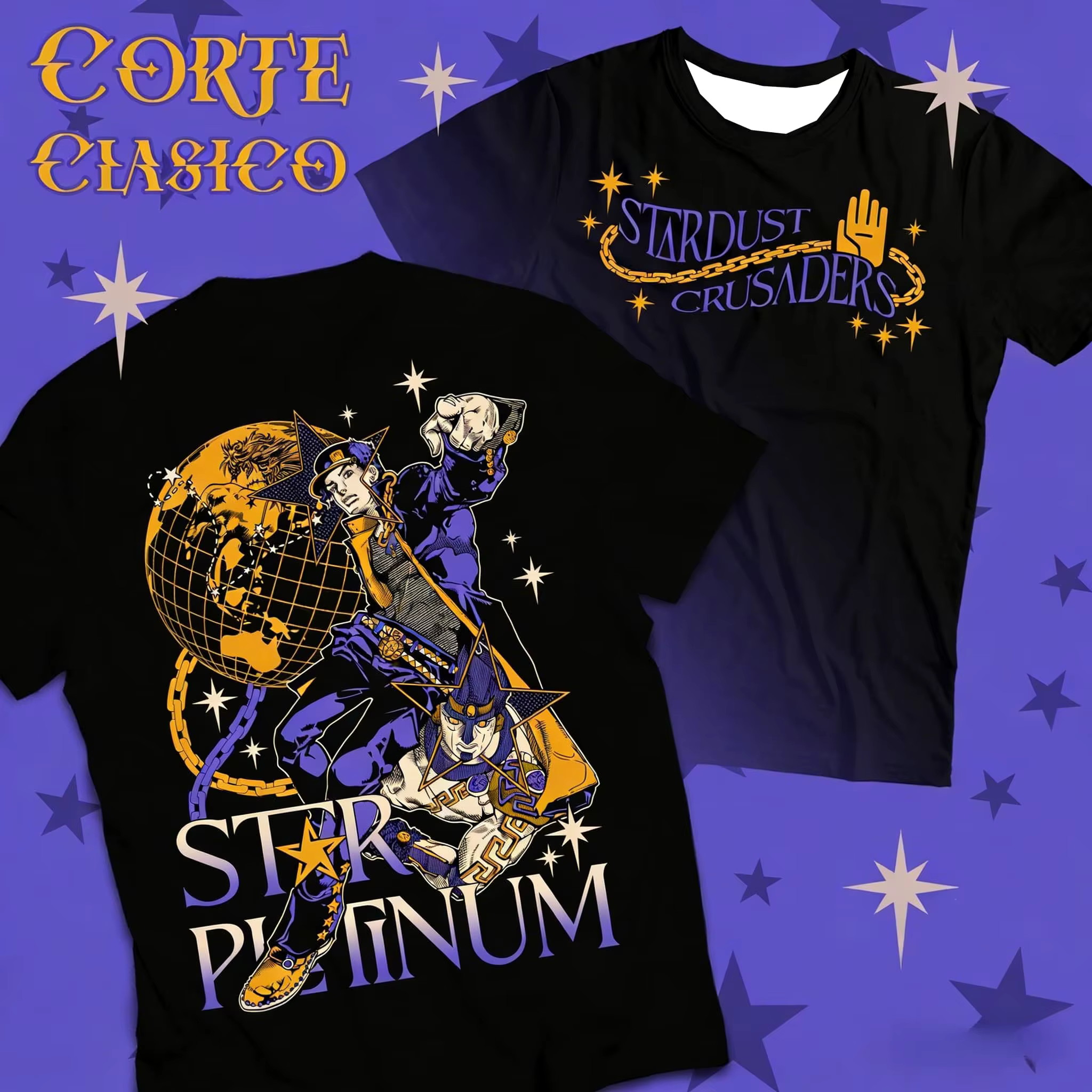 T-shirt graphique JoJo's Bizarre Adventure pour hommes, femmes et enfants, Anime Manga Cartoon, manc