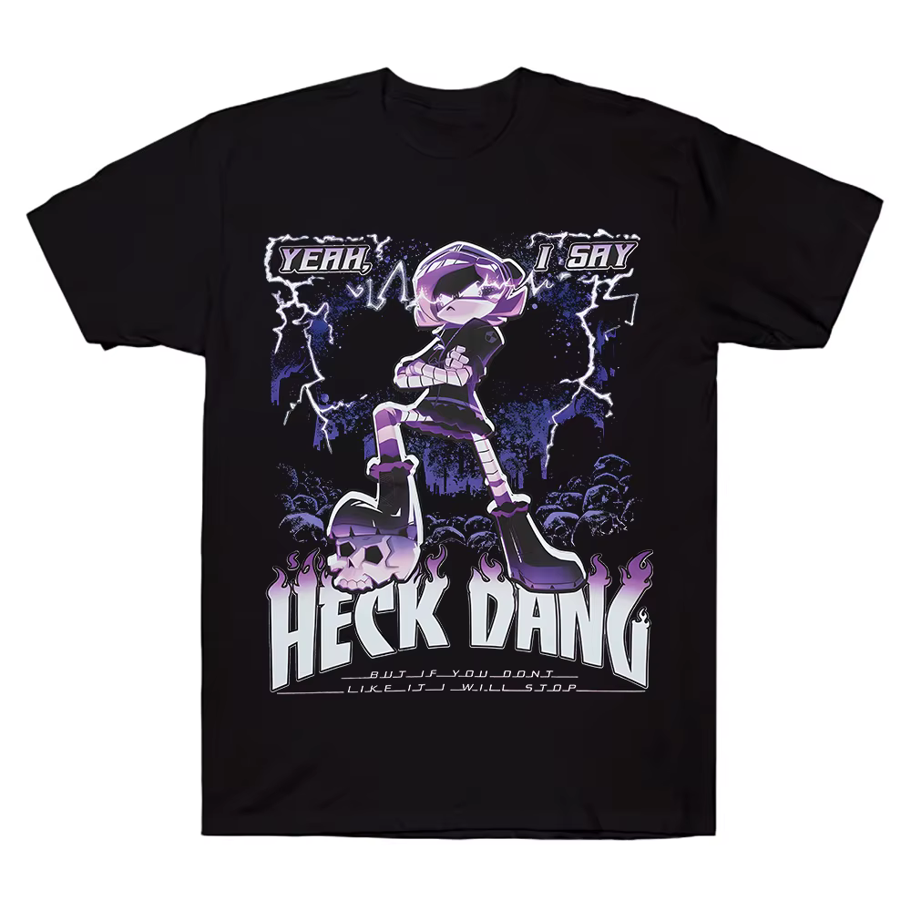 Meurtre Drones Uzi T-shirts unisexe Y2K couverture en coton Manga rétro imprimé lâche Streetwear fem