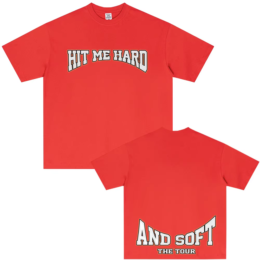 Hit Me dur et doux Tour 2025 offre spéciale Fan T-shirt hommes femmes mode Pop musique T-shirts déco
