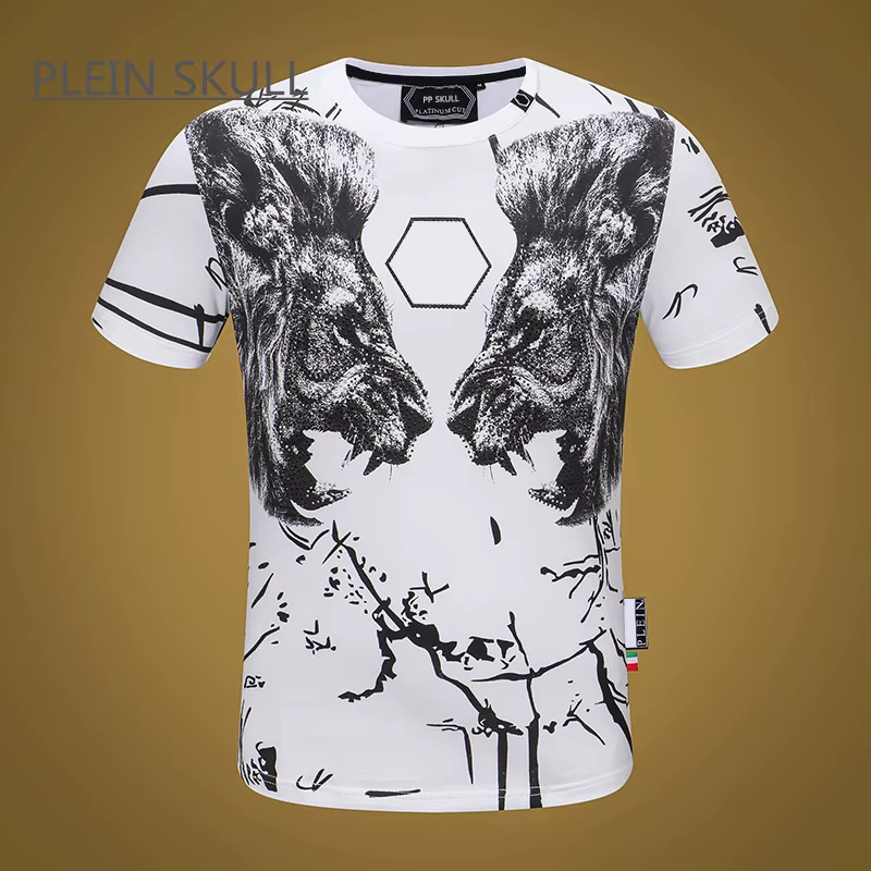 T-shirt unisexe à manches courtes pour hommes, haut de luxe, punk, hip hop, fitness en plein air, sp