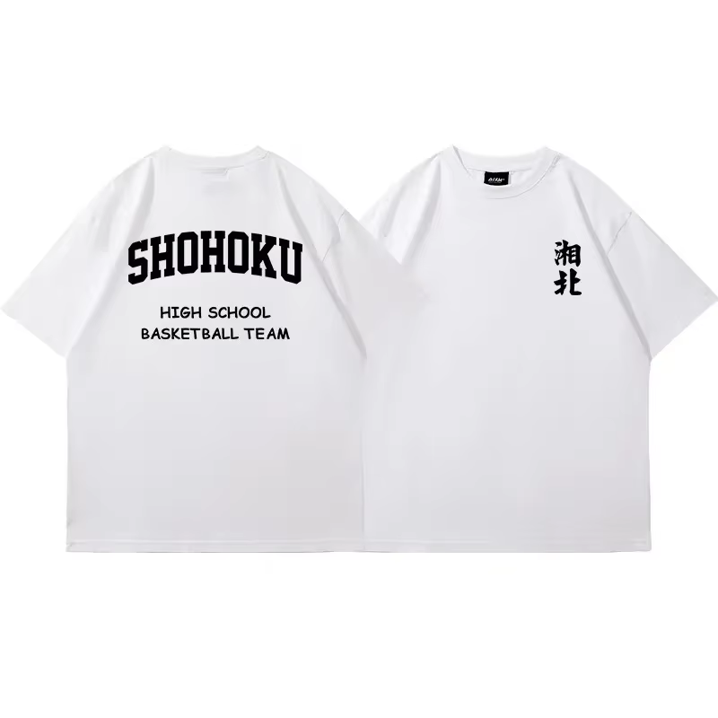 Anime japonais Shohoku Basket Ball équipe T-Shirt hommes femmes Sakuragi Hanamichi imprimer t-shirts