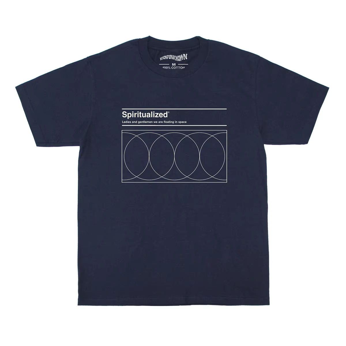T-Shirt spiritualisé dames et messieurs nous flottons dans l'espace groupe de Rock coton manches cou