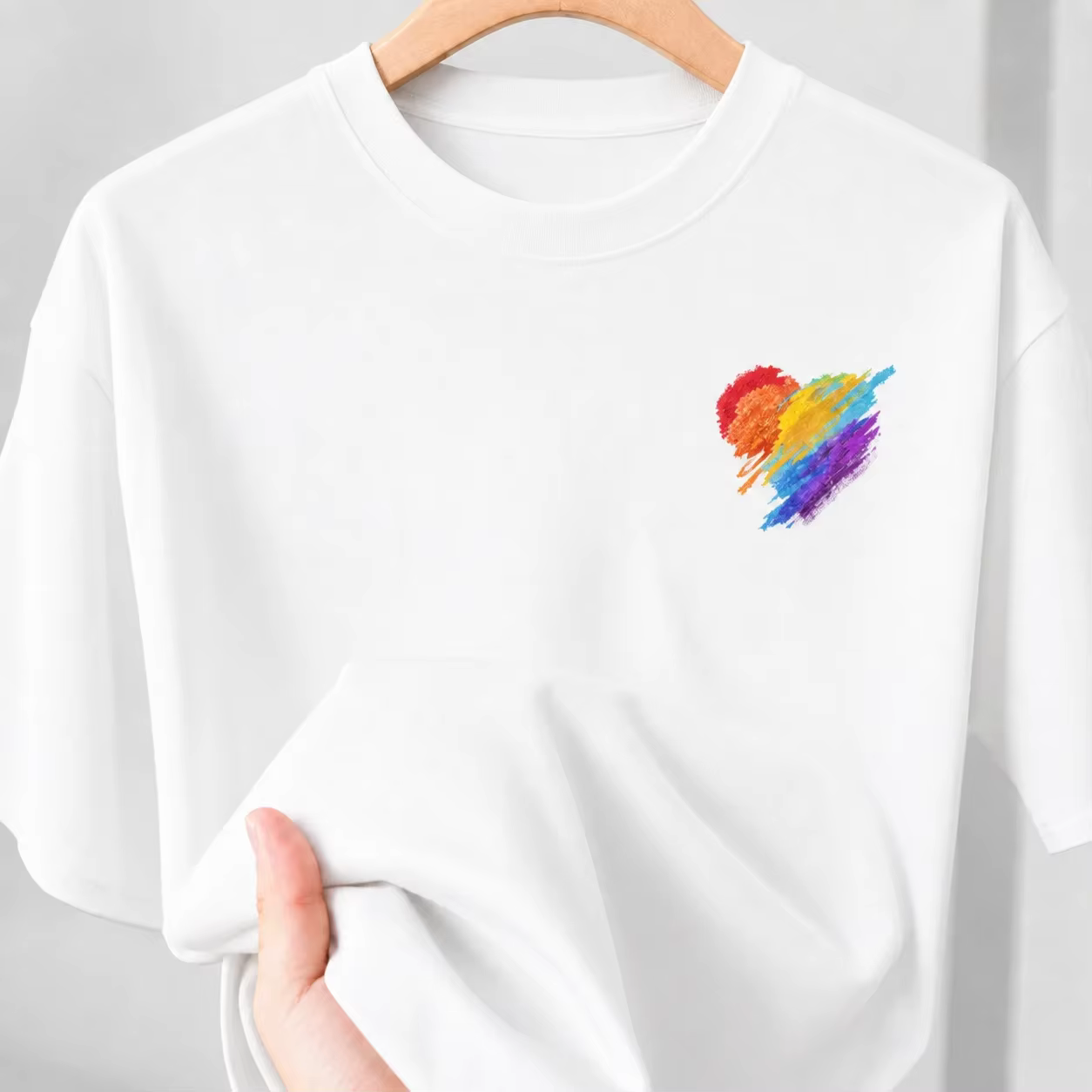 T-shirt tendance streetwear pour homme, manches courtes, design graphique, coupe ample, décontracté,