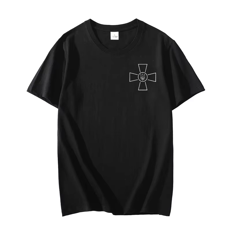 Ukraine T-Shirt hommes été ukrainien T-Shirt militaire T-Shirt coton décontracté gloire Trident t-sh