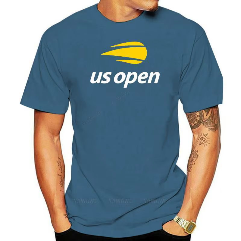 Hommes marque mode t-shirts été t-shirts US Open Tennis Fan T-shirt unisexe col rond à manches court