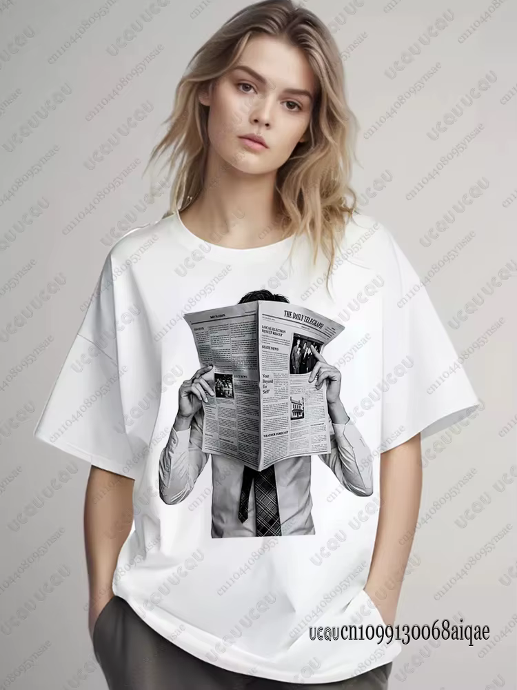 T-shirts imprimés Polera Manga Corta du célèbre chanteur K-pop pour femmes, T-shirts du concert de t
