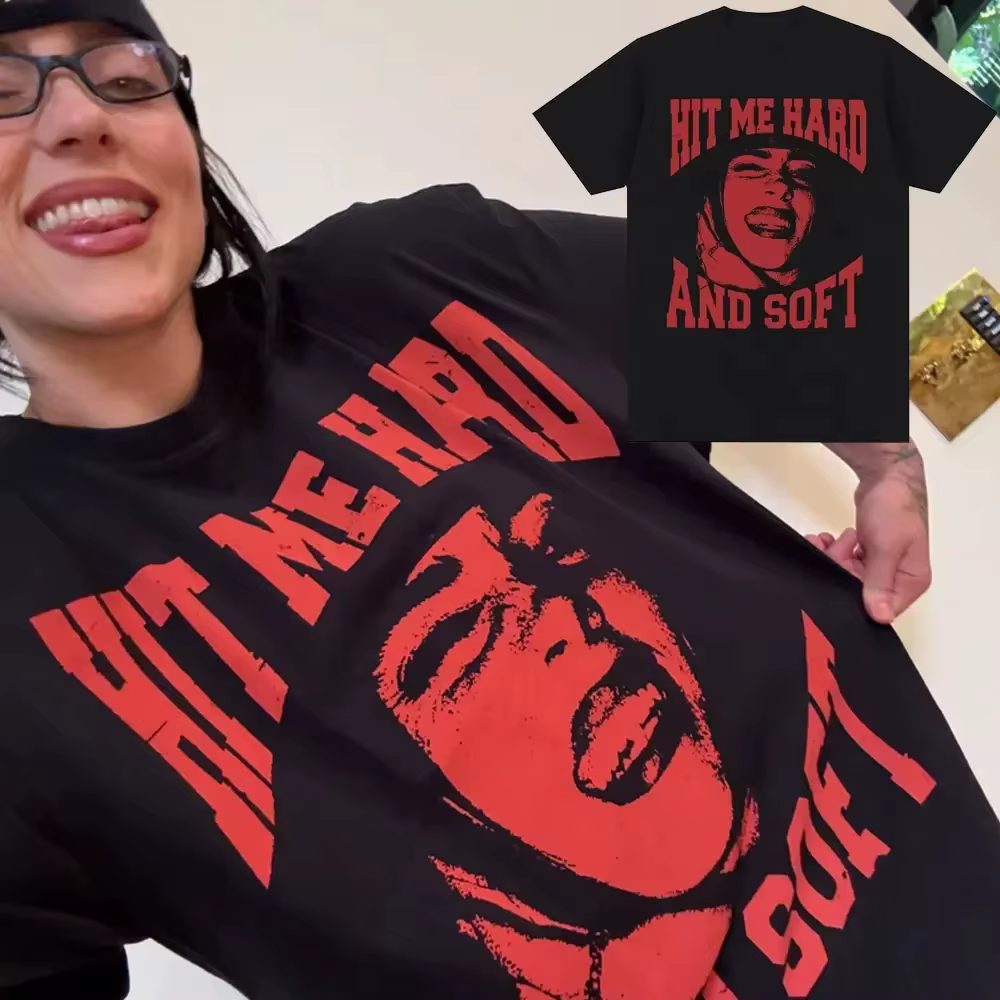 T-shirts à manches courtes en pur coton pour femmes et hommes de Billie Eilish, collection d'été de 