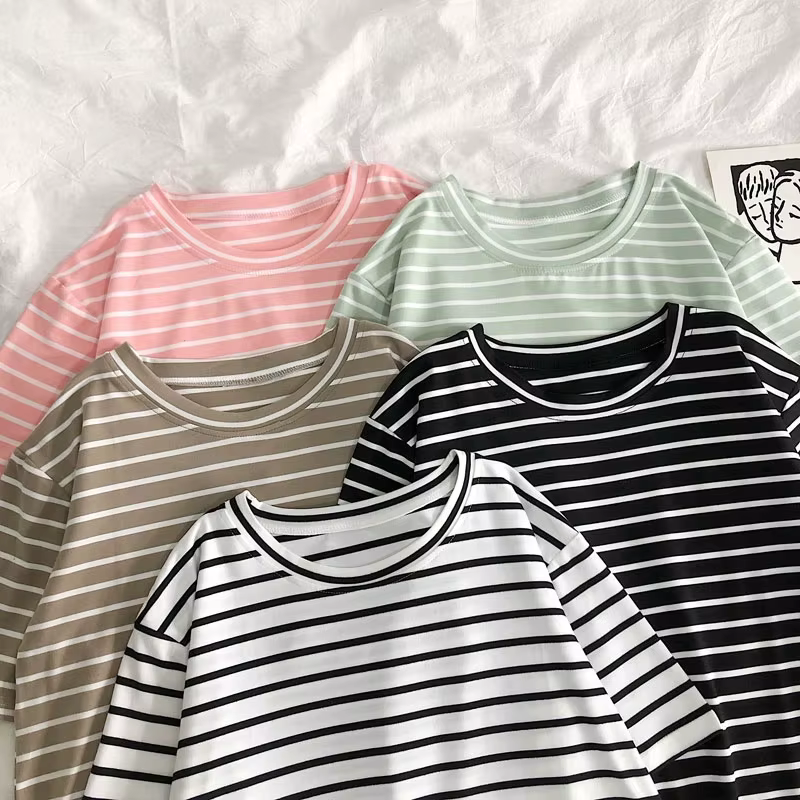 T-shirt manches courtes col rond femme, décontracté, à la mode, coréen, Harajuku
