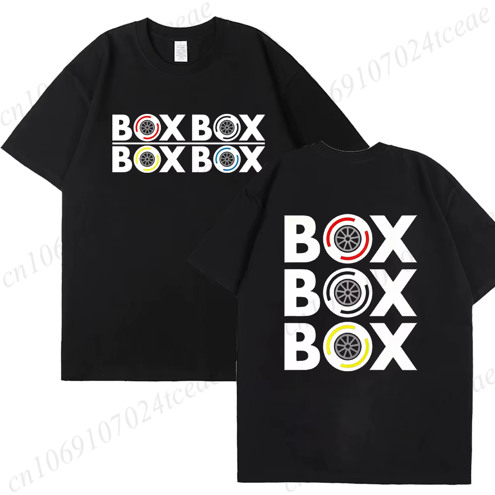 T-shirt de Course F1 pour Homme et Enfant, Vêtement de Rue Décontracté, Imprimé, Nouvelle Mode, Été