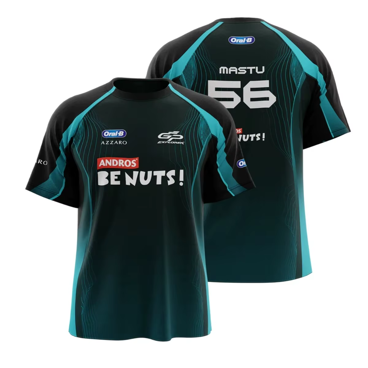 T-shirt décontracté respirant à col rond et manches courtes pour hommes et femmes, avec étiquettes d