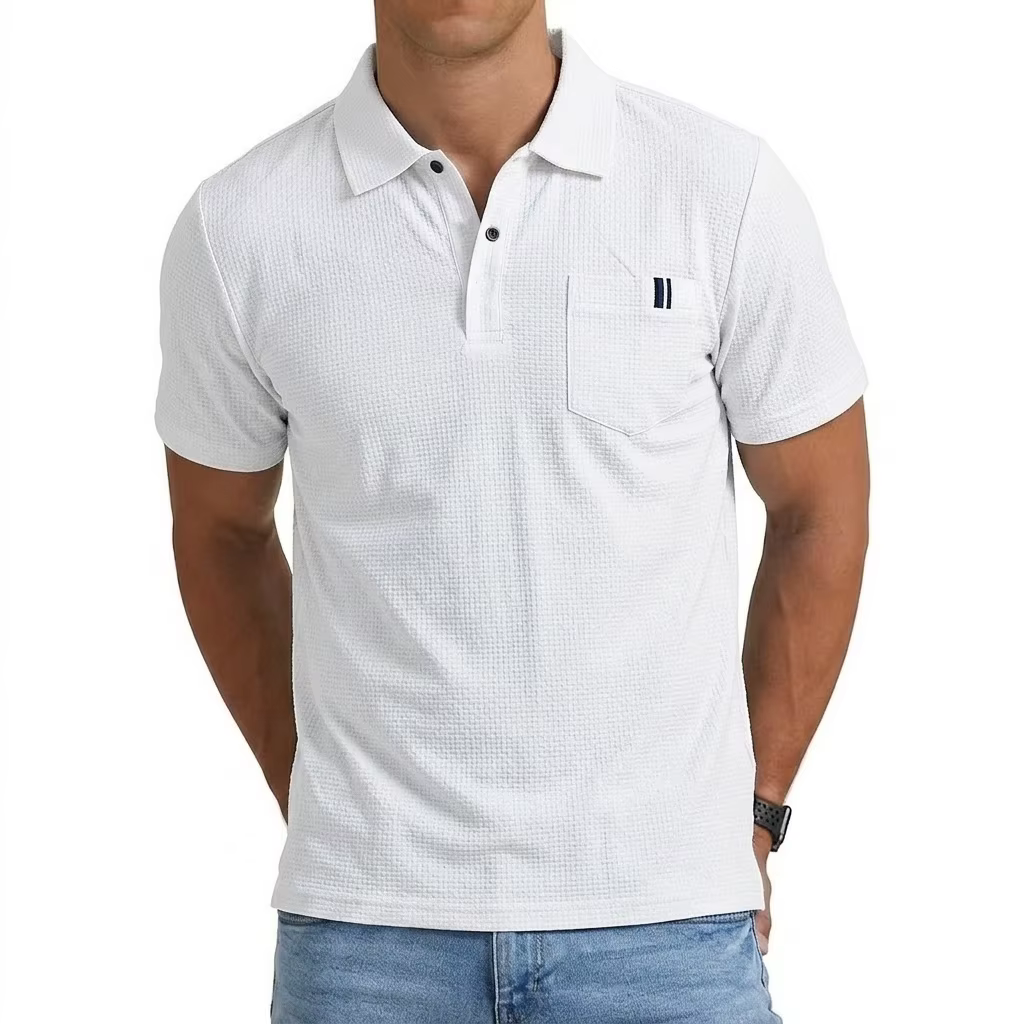 Polo à revers léger et de qualité supérieure pour homme – Haut de performance respirant à séchage ra