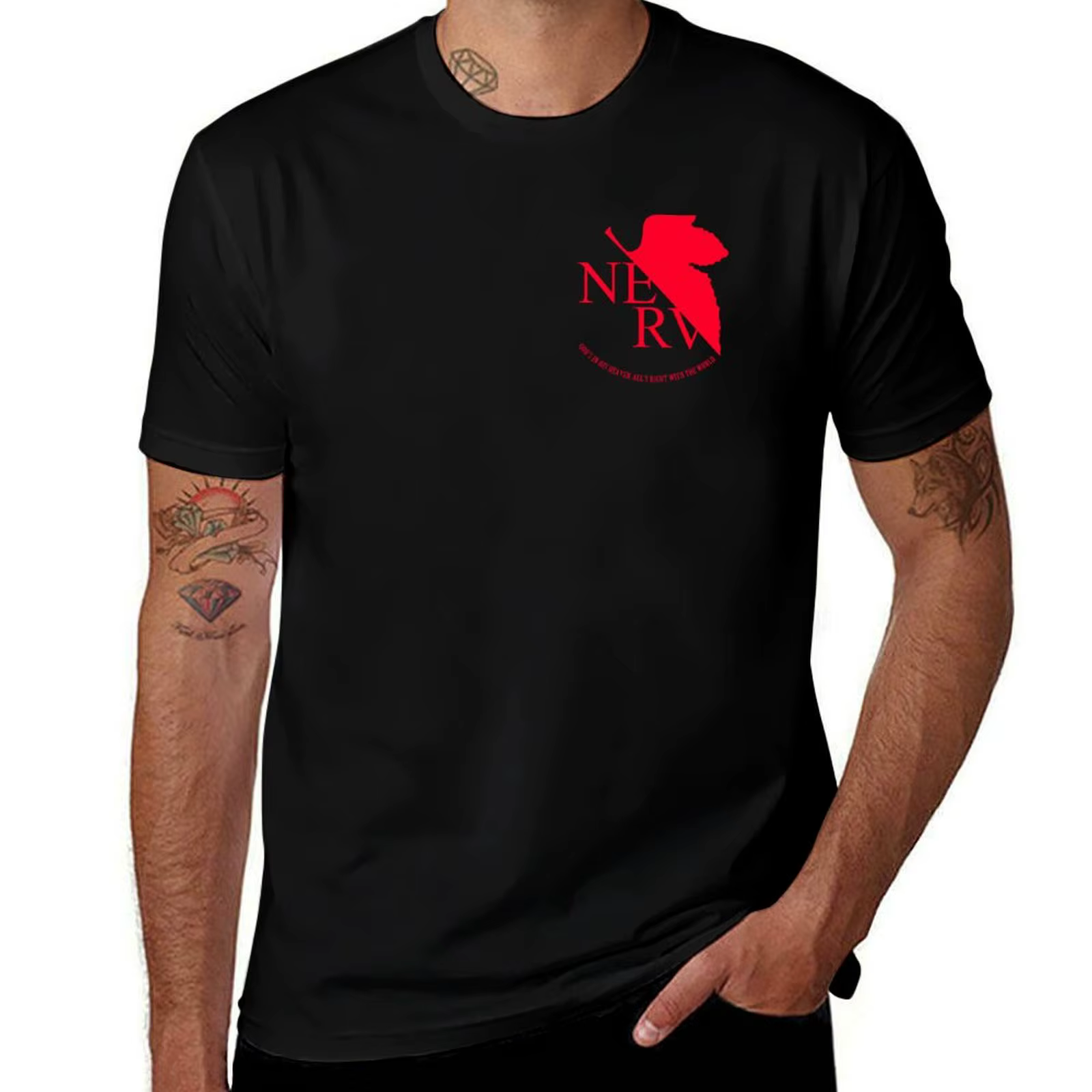 T-Shirt nerve t-shirts drôles homme t-shirts pour homme coton t-shirts drôles T-Shirt de créateur