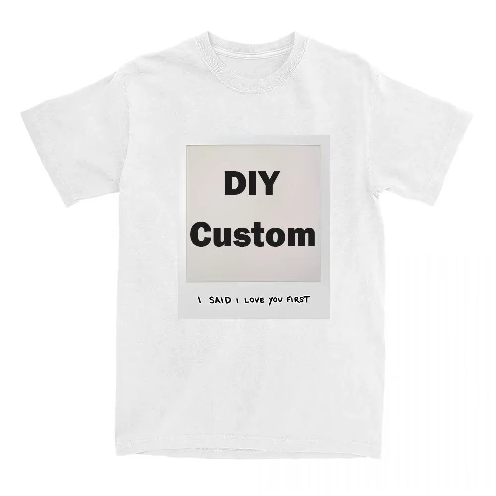Bricolage t-shirts personnalisés je t'aime premier 2025 t-shirts petit ami petite amie Couple T-shir