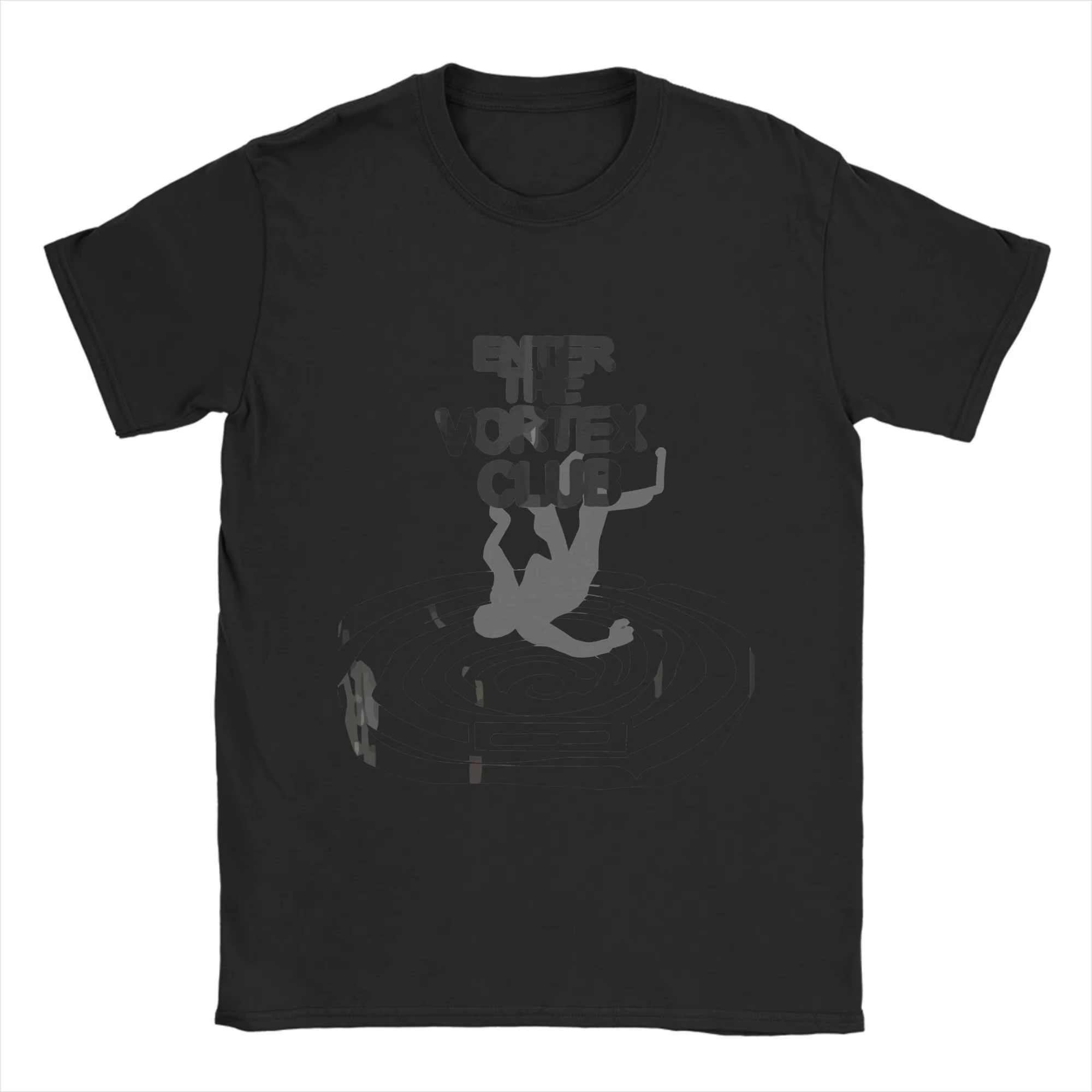 La vie est étrange hommes t-shirt entrer dans le Club Vortex fou t-shirt à manches courtes col rond 