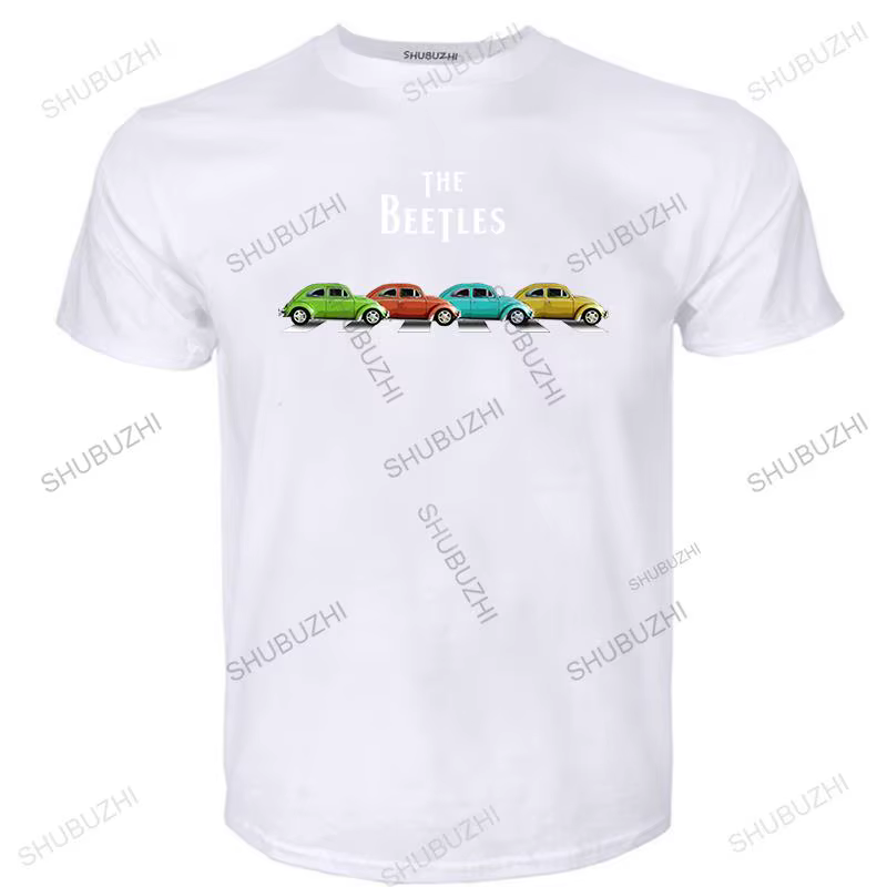 T-shirt col rond homme, estival et de haute qualité, classique, Vintage, Buggy Car, The Beetles Old 