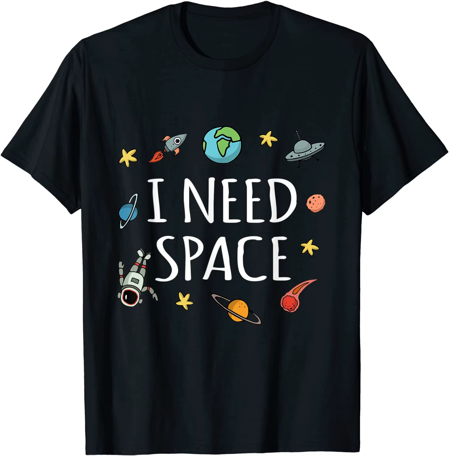T-shirt pour femmes avec impression d'astronomie et de sciences, humoristique, à manches courtes, co